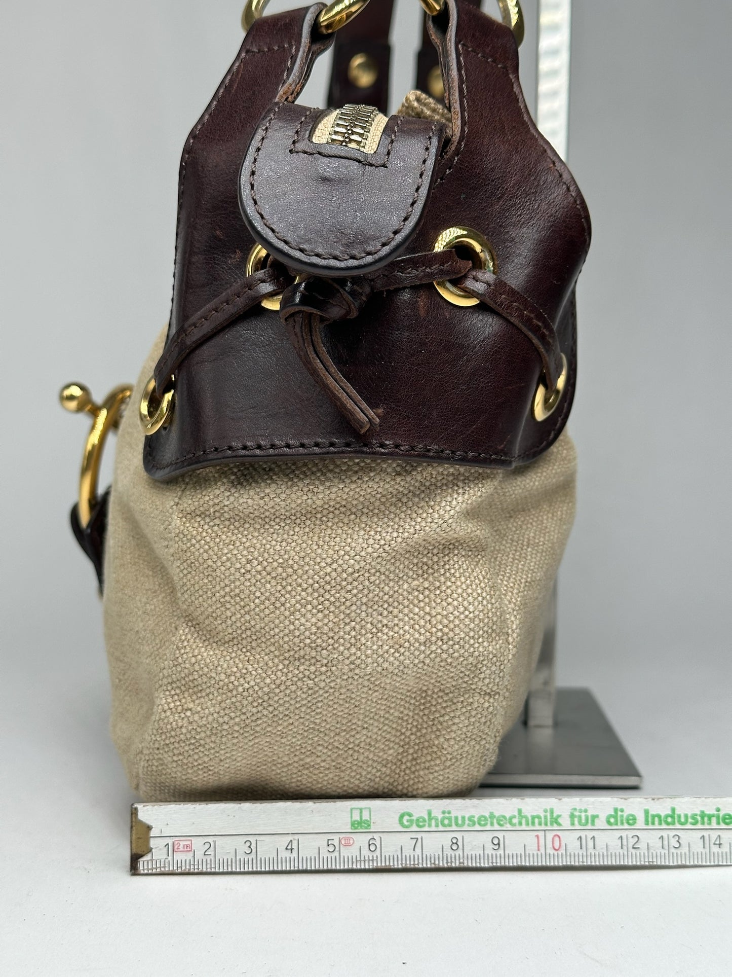 Vintage Marni Handbag Beige Brown