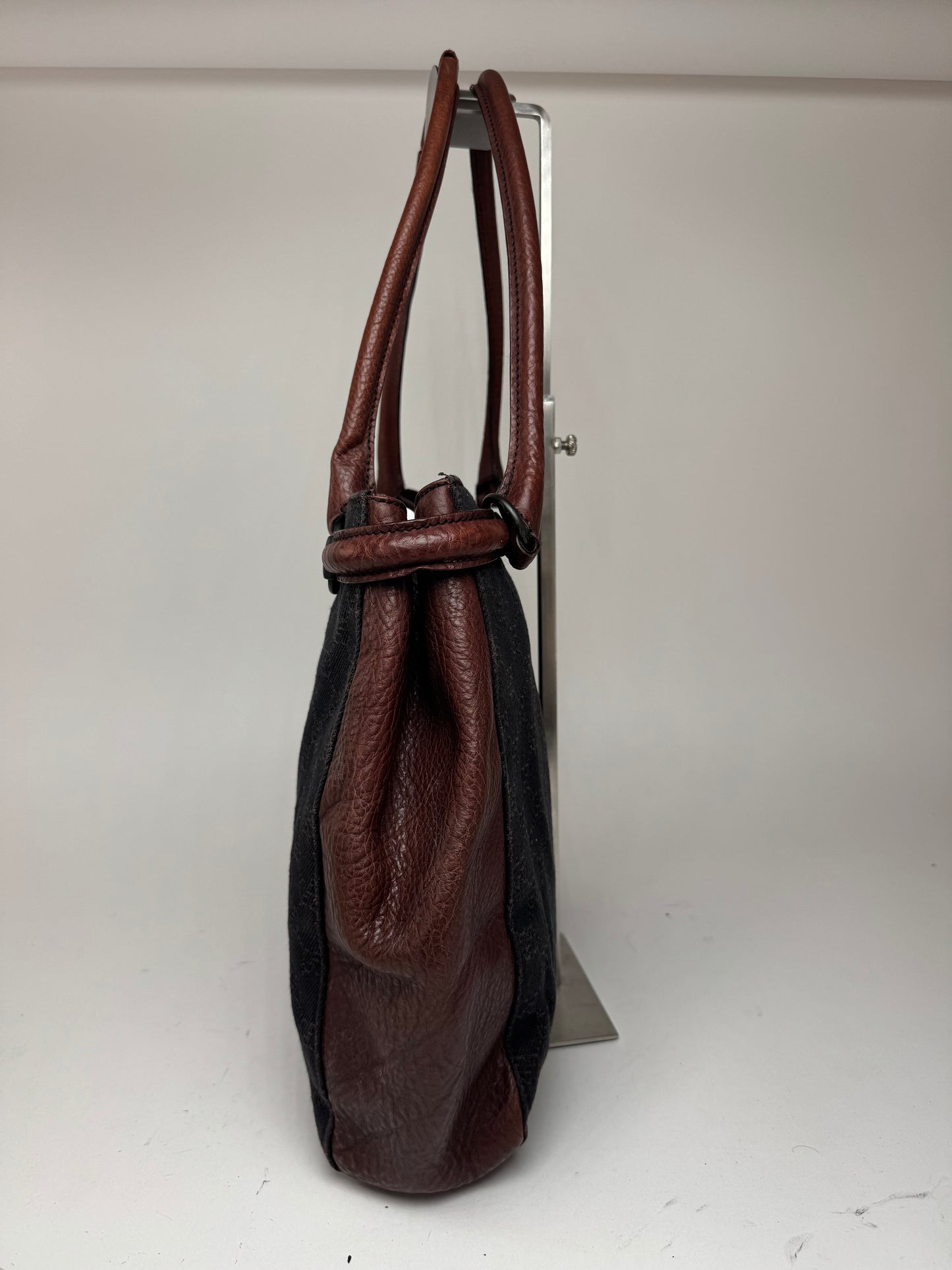 Gucci Monogram Bah Vintage Noir Marron