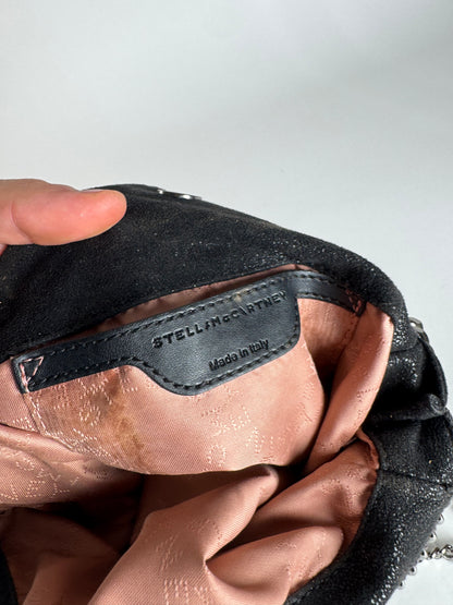 Vintage Stella Mc Cartney Vegan Leather Falabella 2Way Bag black