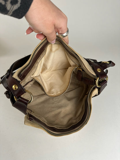 Vintage Marni Handbag Beige Brown