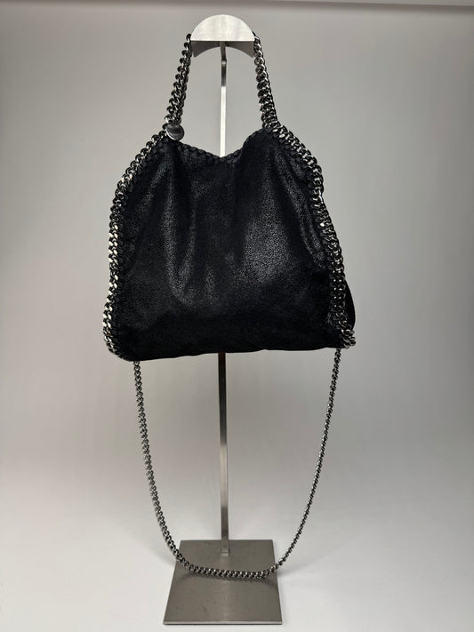 Vintage Stella Mc Cartney Vegan Leather Falabella 2Way Bag black