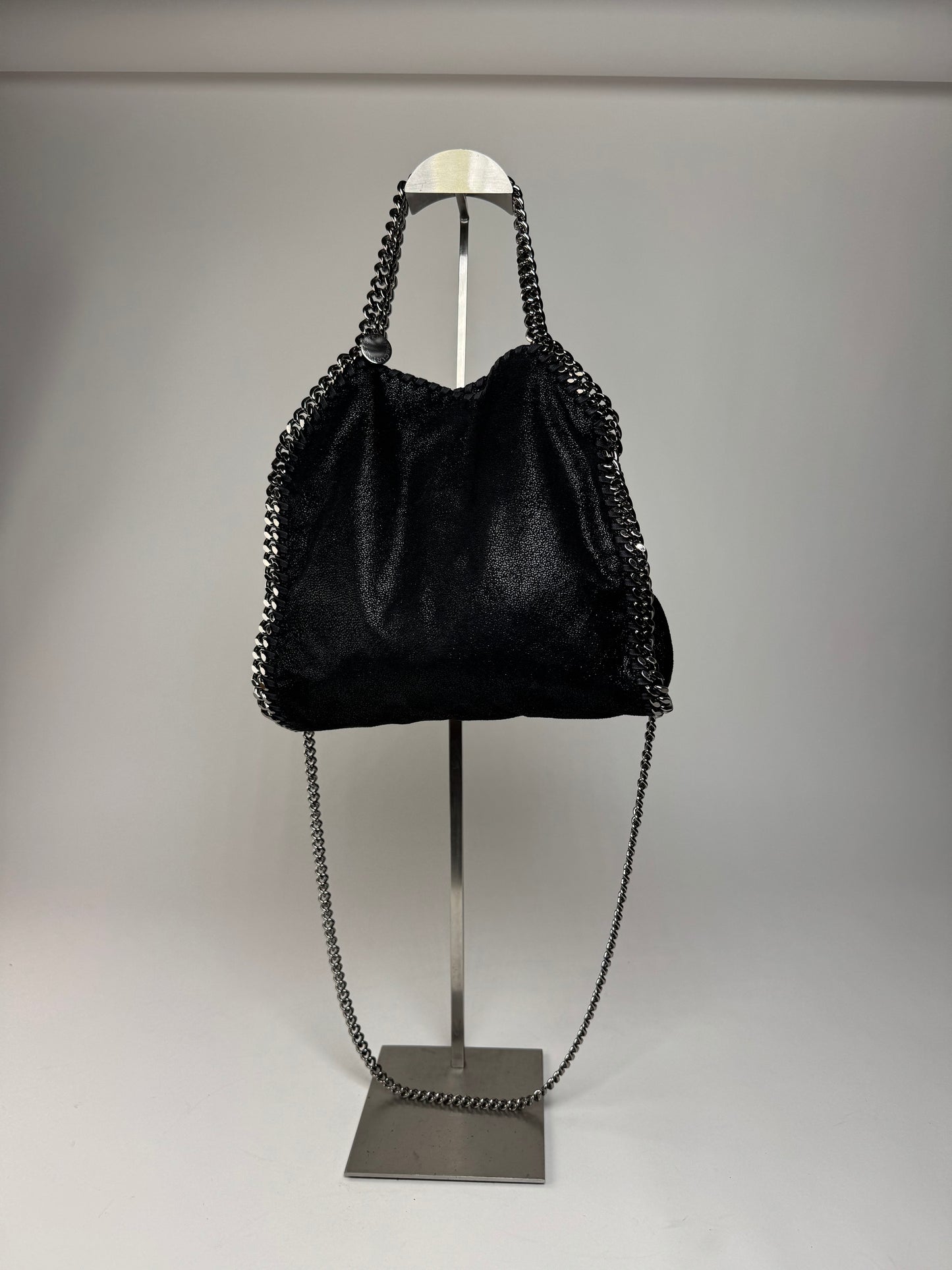 Vintage Stella Mc Cartney Vegan Leather Falabella 2Way Bag black