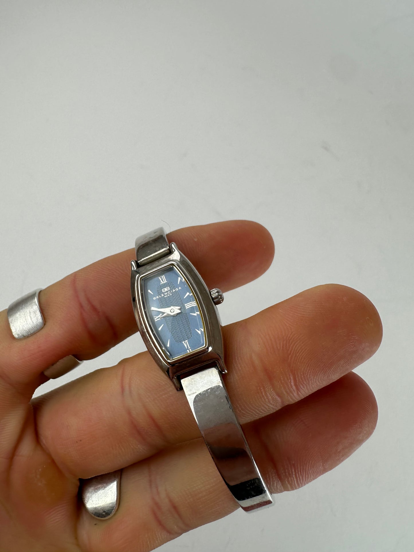 Balenciaga vintage Quartz Steel Watch Silver