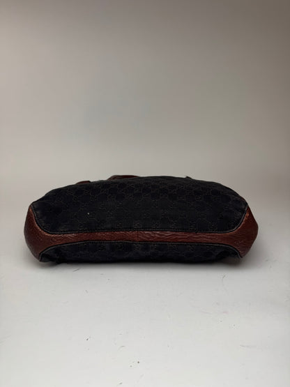 Gucci Monogram Bah Vintage Noir Marron