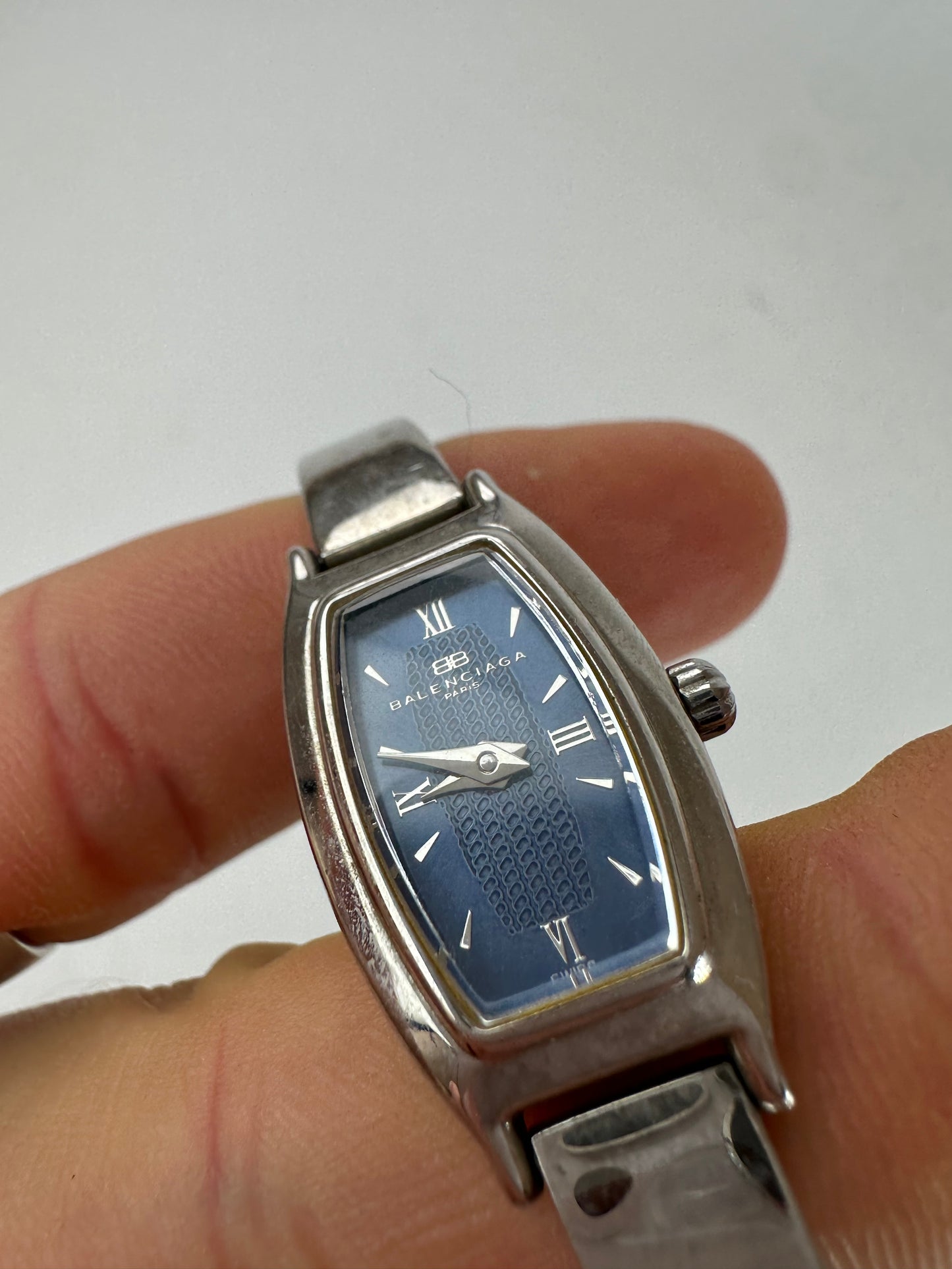 Balenciaga vintage Quartz Steel Watch Silver