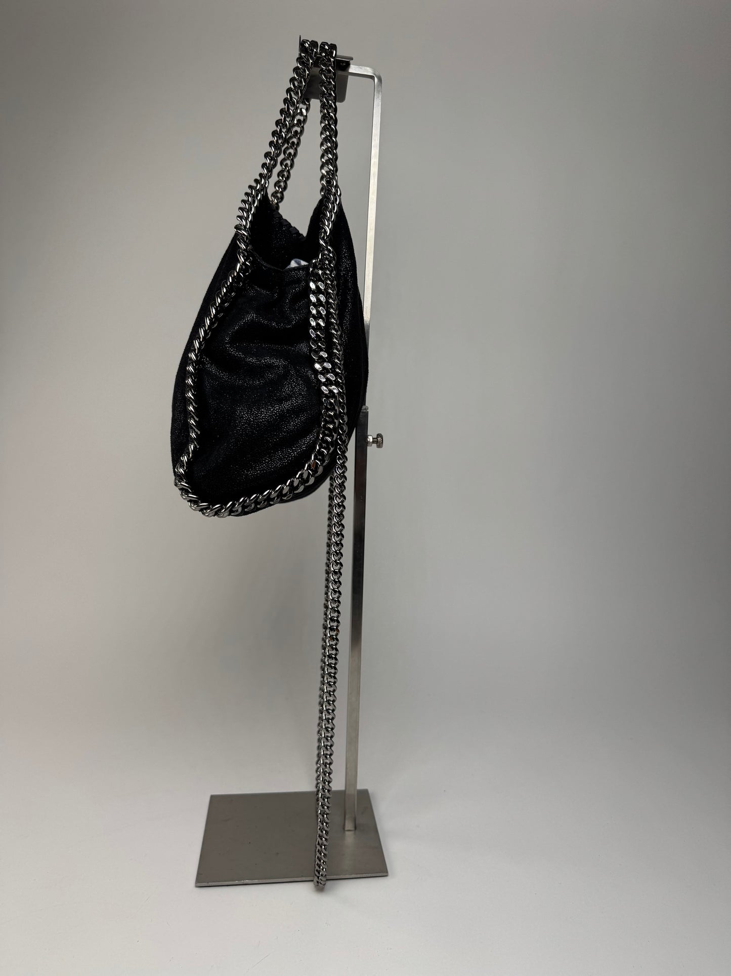 Vintage Stella Mc Cartney Vegan Leather Falabella 2Way Bag black