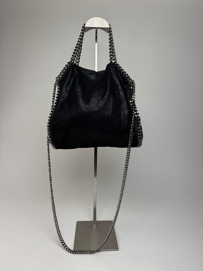 Vintage Stella Mc Cartney Vegan Leather Falabella 2Way Bag black