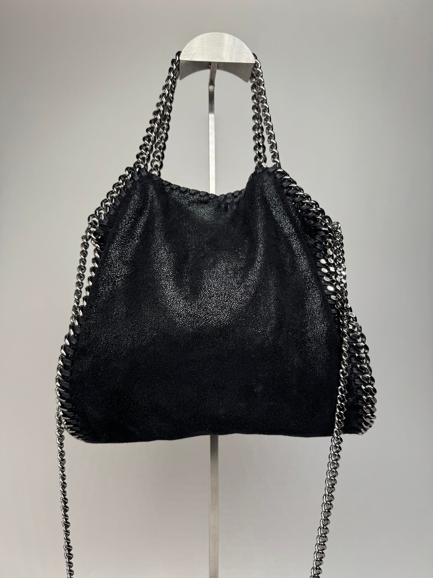 Vintage Stella Mc Cartney Vegan Leather Falabella 2Way Bag black