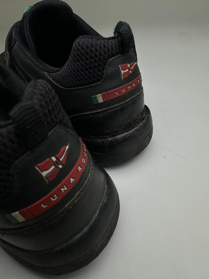 Vintage Prada Luna Rossa Mesh Sneakers Black Silver EU44