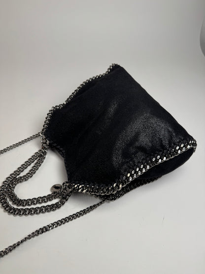 Vintage Stella Mc Cartney Vegan Leather Falabella 2Way Bag black