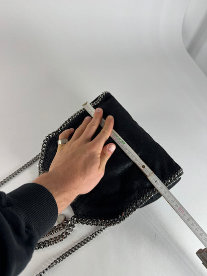 Vintage Stella Mc Cartney Vegan Leather Falabella 2Way Bag black