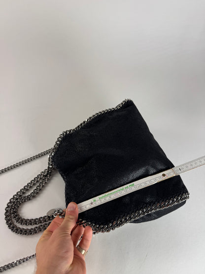 Vintage Stella Mc Cartney Vegan Leather Falabella 2Way Bag black