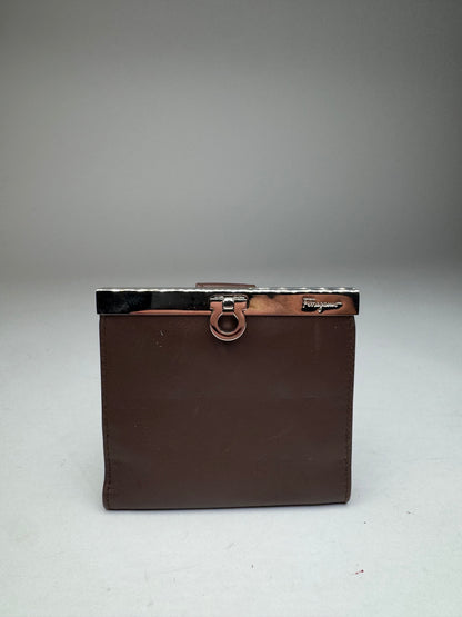 Vintage Salvatore Ferragamo Leather wallet brown