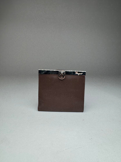 Vintage Salvatore Ferragamo Leather wallet brown