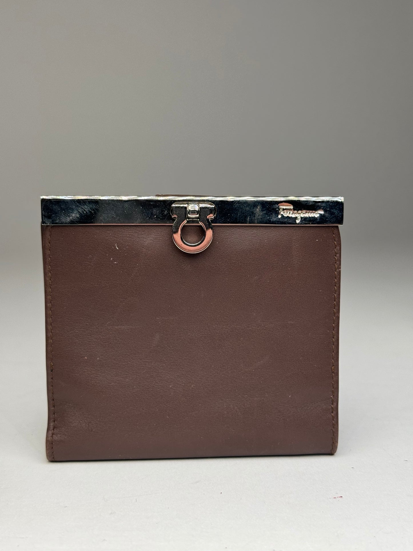 Vintage Salvatore Ferragamo Leather wallet brown