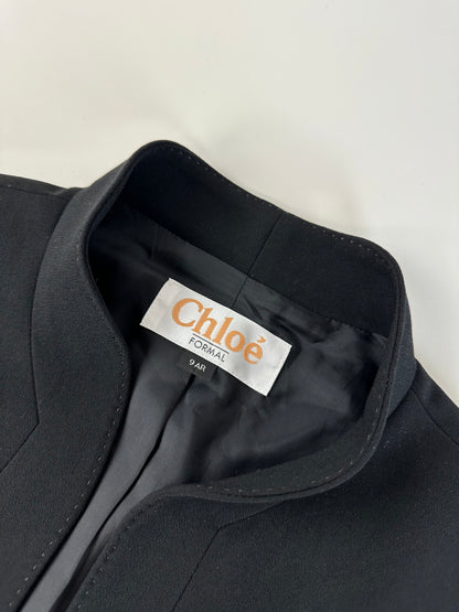 Vintage Chloe Wool Blend Suit Set Black M