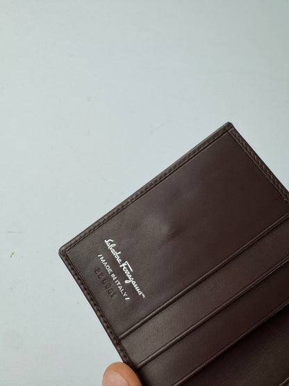 Vintage Salvatore Ferragamo Leather wallet brown