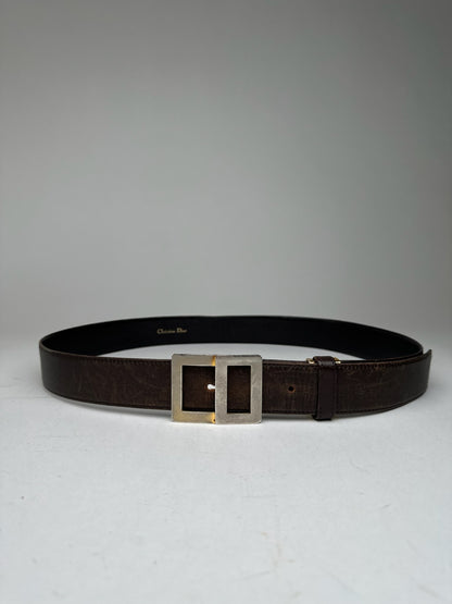 Vintage Dior Leather belt Black