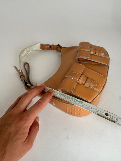 Sac vintage en cuir Givenchy marron