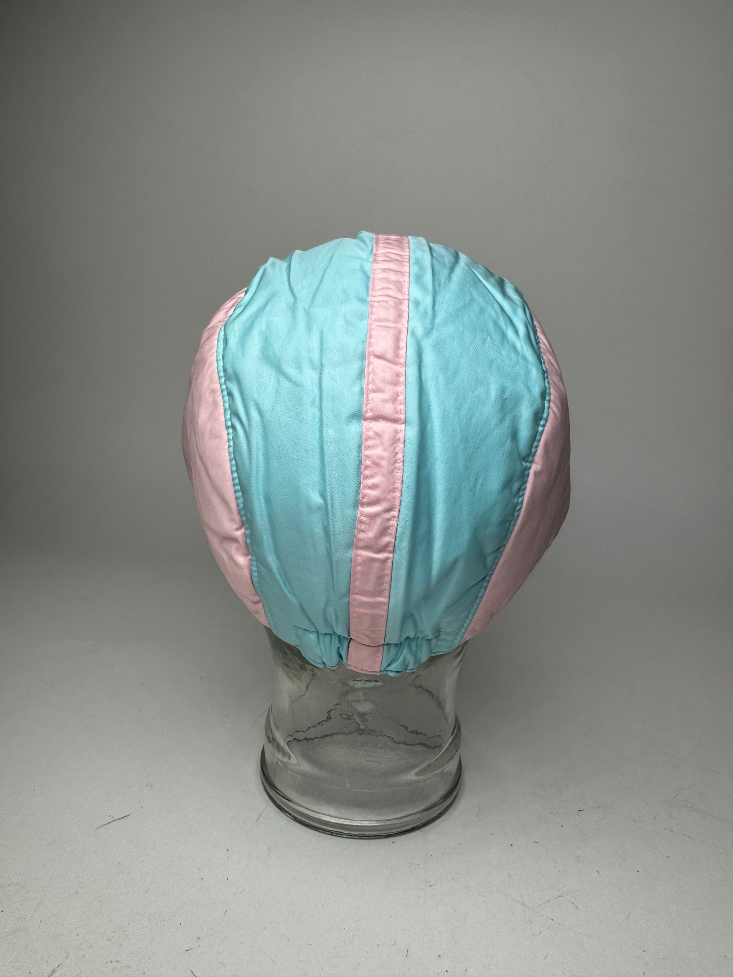 Vintage Courreges Polyester SnapBack Turquoise Pink