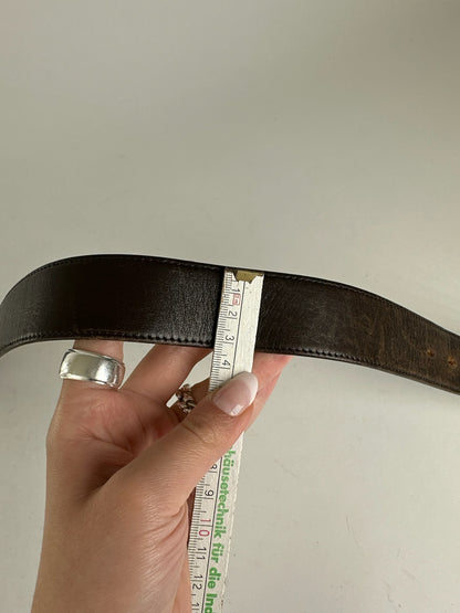 Vintage Dior Leather belt Black