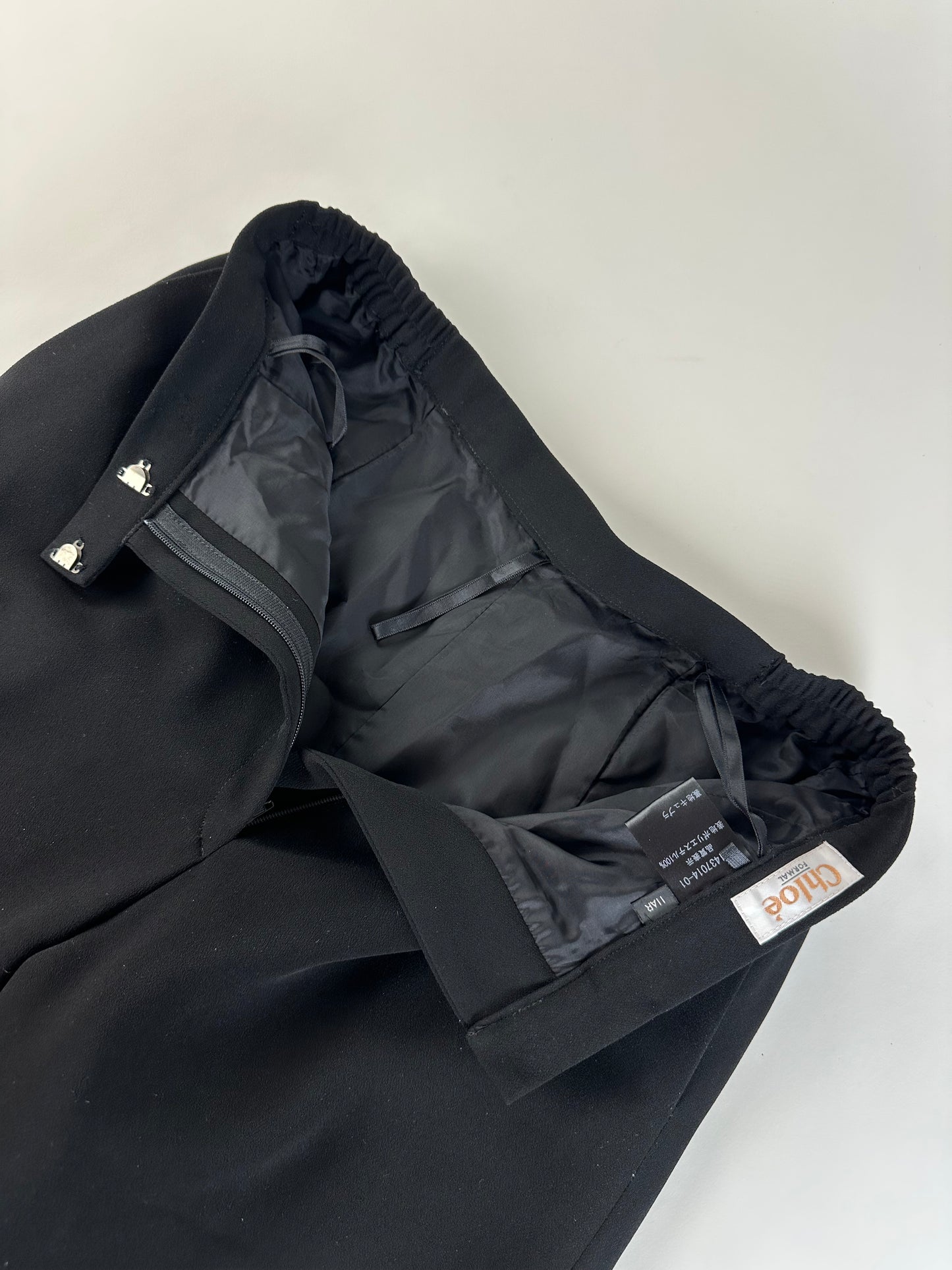 Vintage Chloe Wool Blend Suit Set Black M