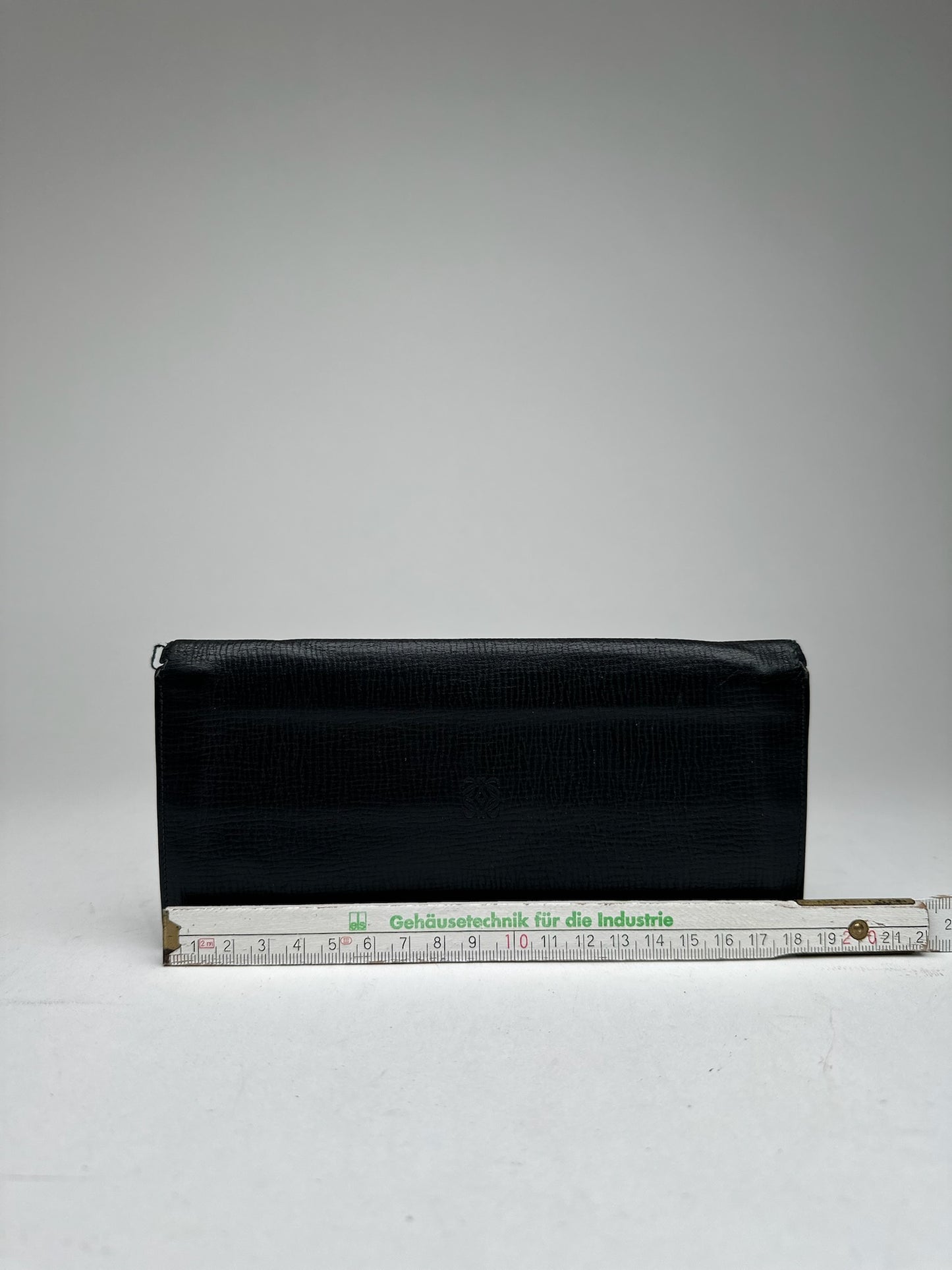 Vintage Loewe Madrid Leather ID holder black