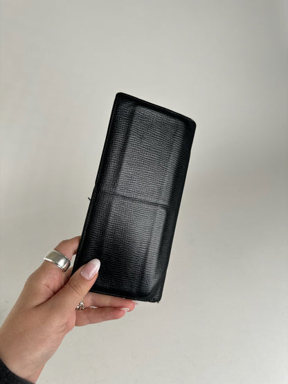 Vintage Loewe Madrid Leather ID holder black