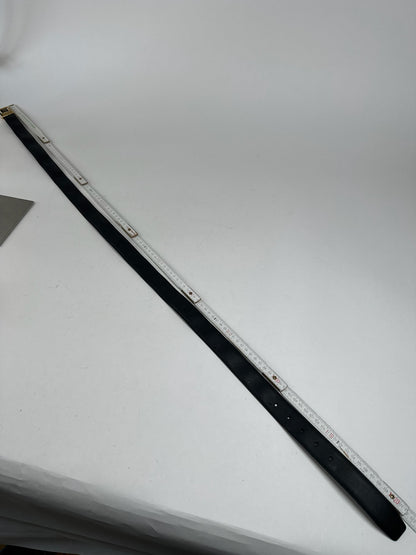 Vintage Celine Paris Leather belt black