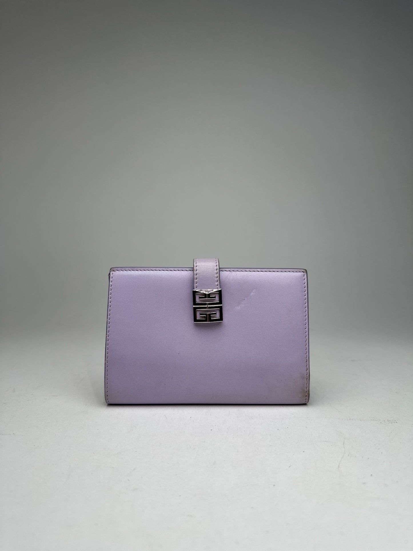 Vintage Givenchy Leather wallet purple