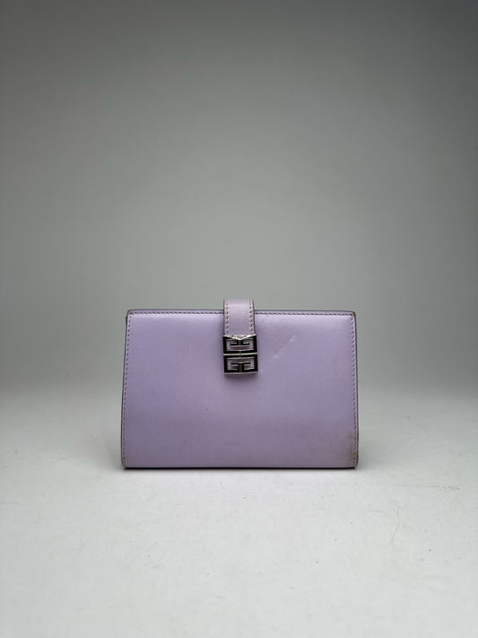 Vintage Givenchy Leather wallet purple
