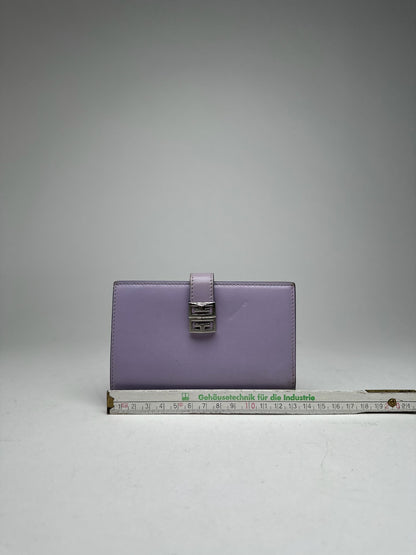 Vintage Givenchy Leather wallet purple