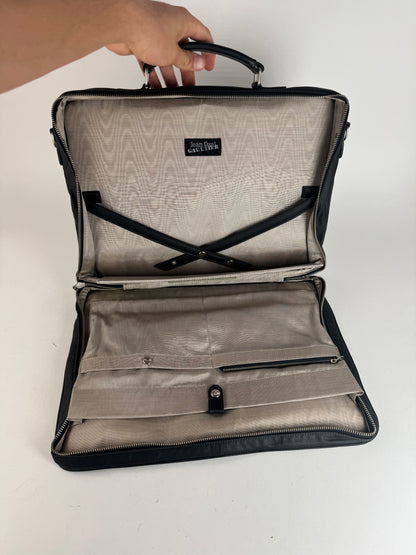 Vintage Jean Paul Gaultier Vegan Leather Travel Bag black