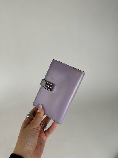 Vintage Givenchy Leather wallet purple