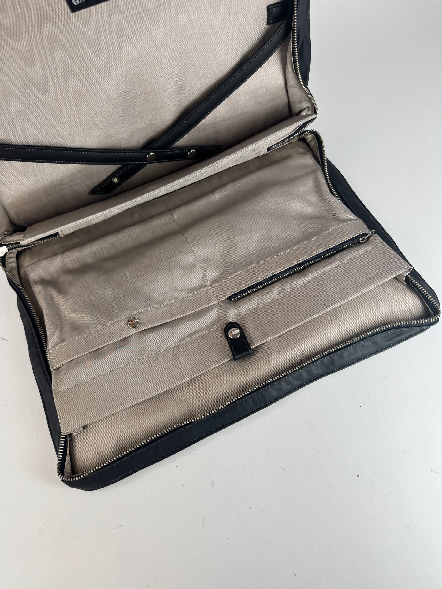 Vintage Jean Paul Gaultier Vegan Leather Travel Bag black