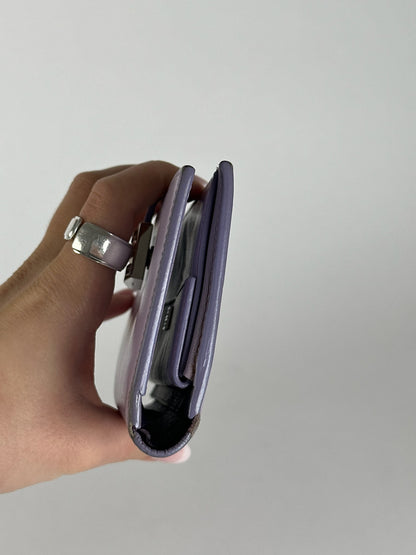 Vintage Givenchy Leather wallet purple