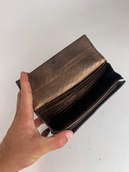 Vintage Bottega Veneta Leather wallet Brown