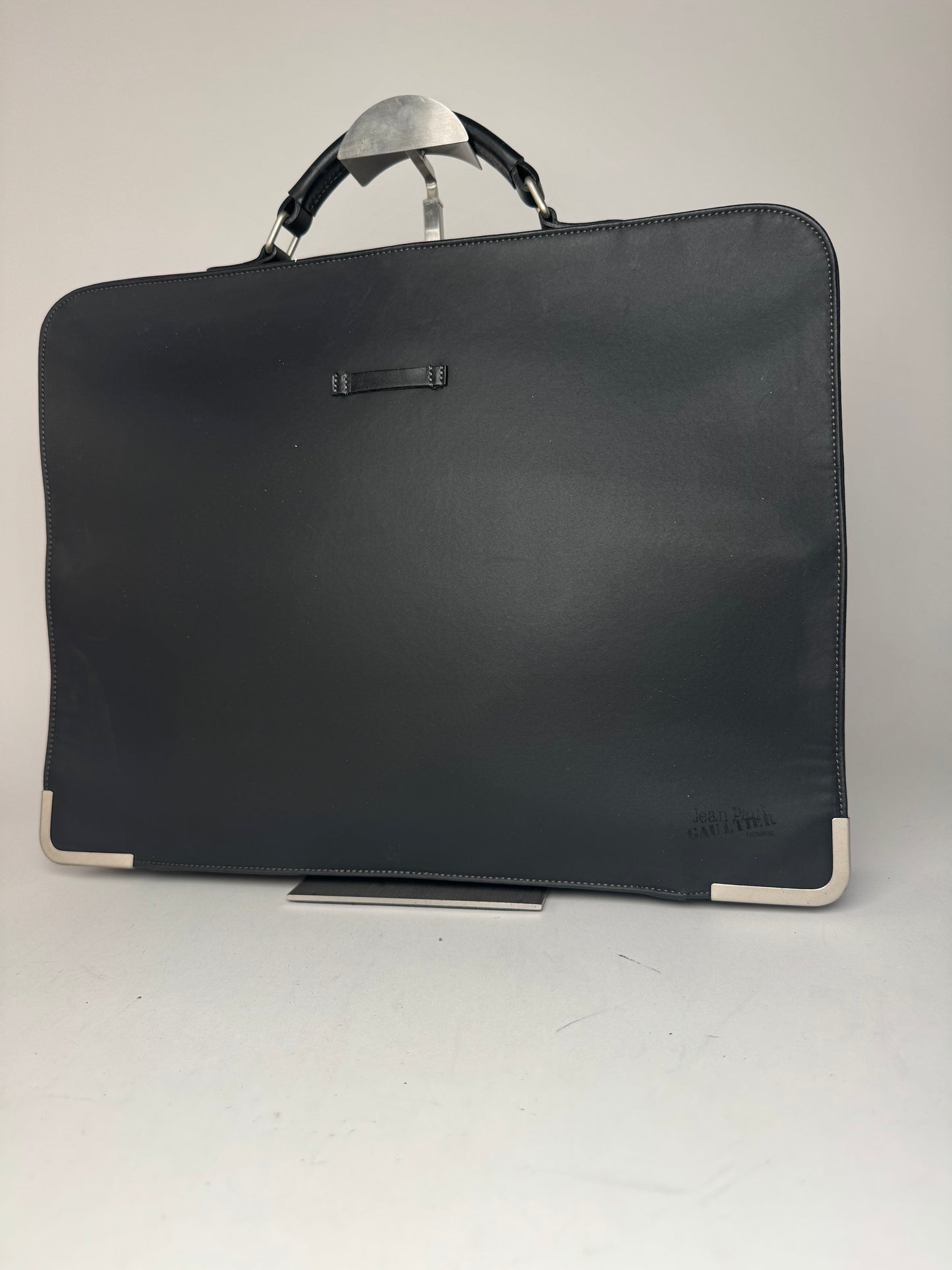 Vintage Jean Paul Gaultier Vegan Leather Travel Bag black