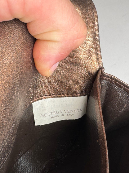 Vintage Bottega Veneta Leather wallet Brown