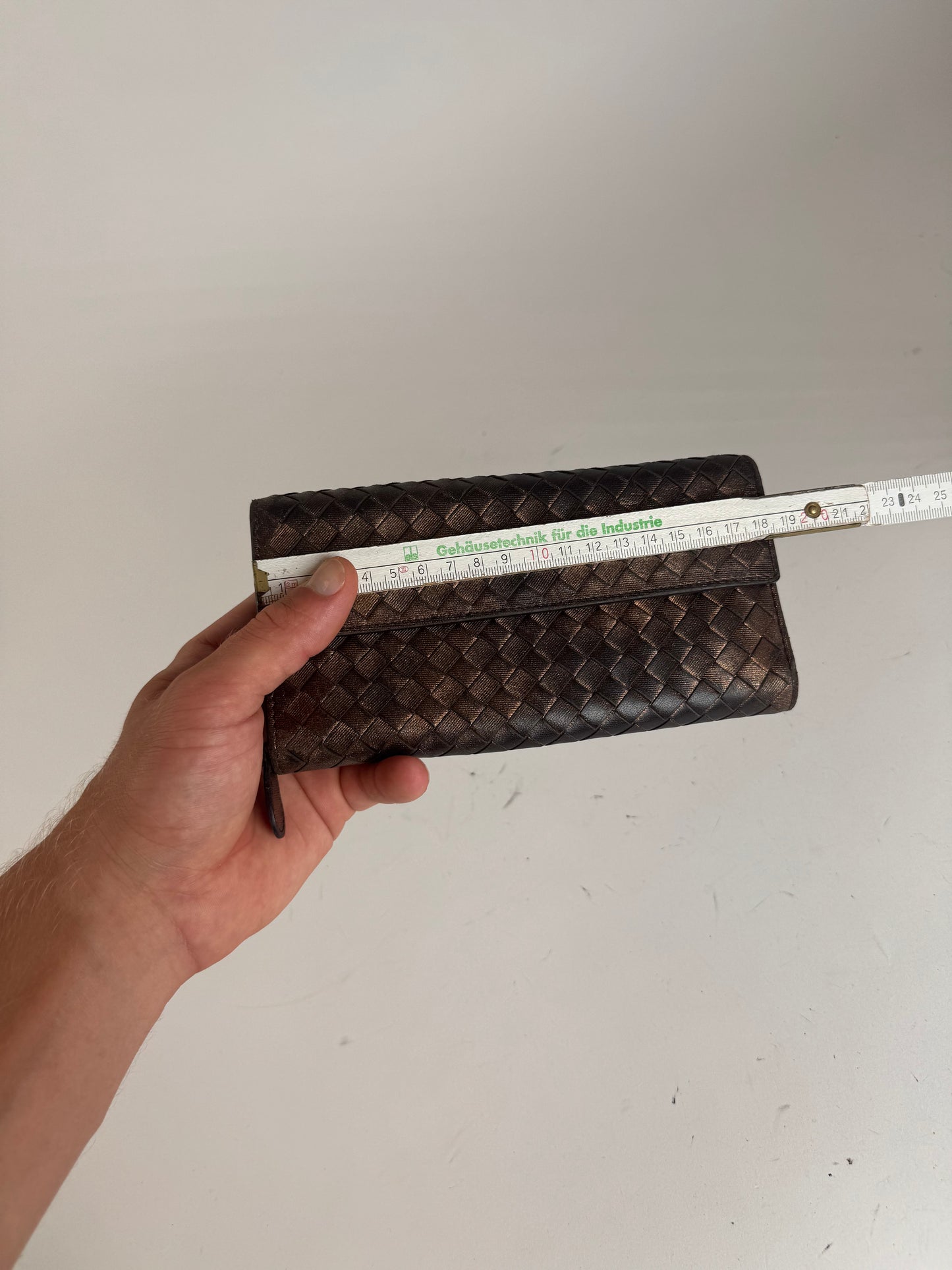 Vintage Bottega Veneta Leather wallet Brown