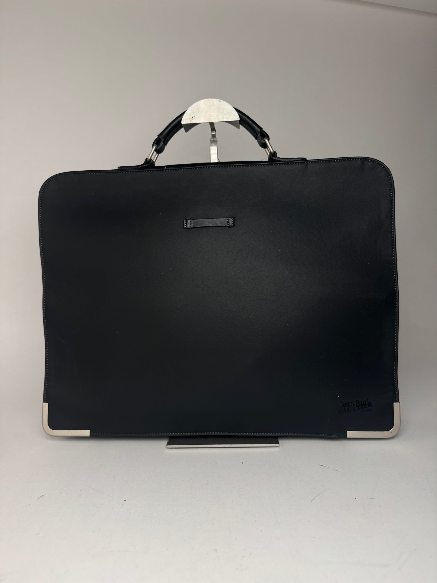 Vintage Jean Paul Gaultier Vegan Leather Travel Bag black