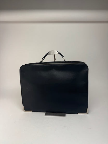 Vintage Jean Paul Gaultier Vegan Leather Travel Bag black