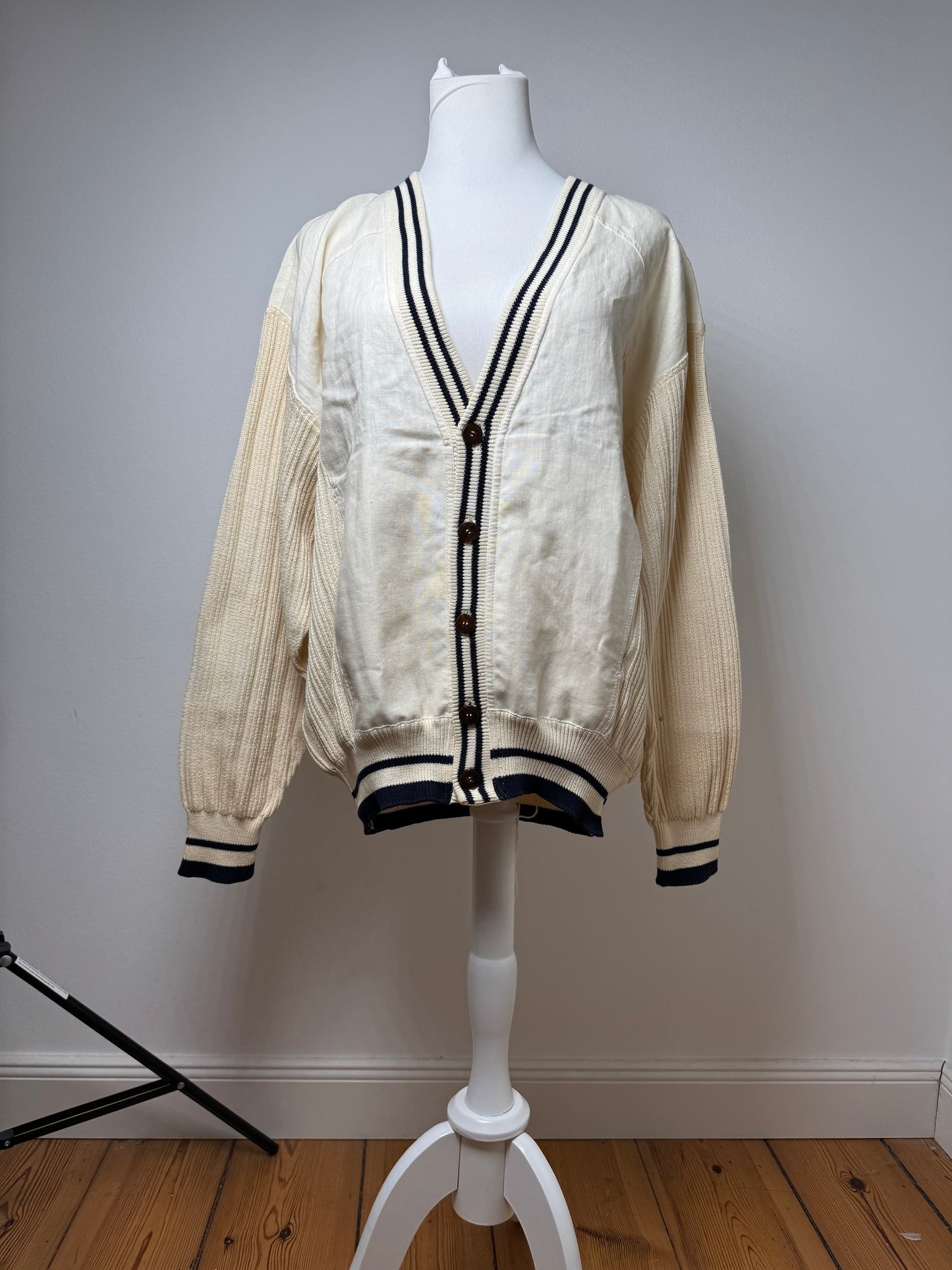 Vintage Givenchy 80’s linen cardigan S