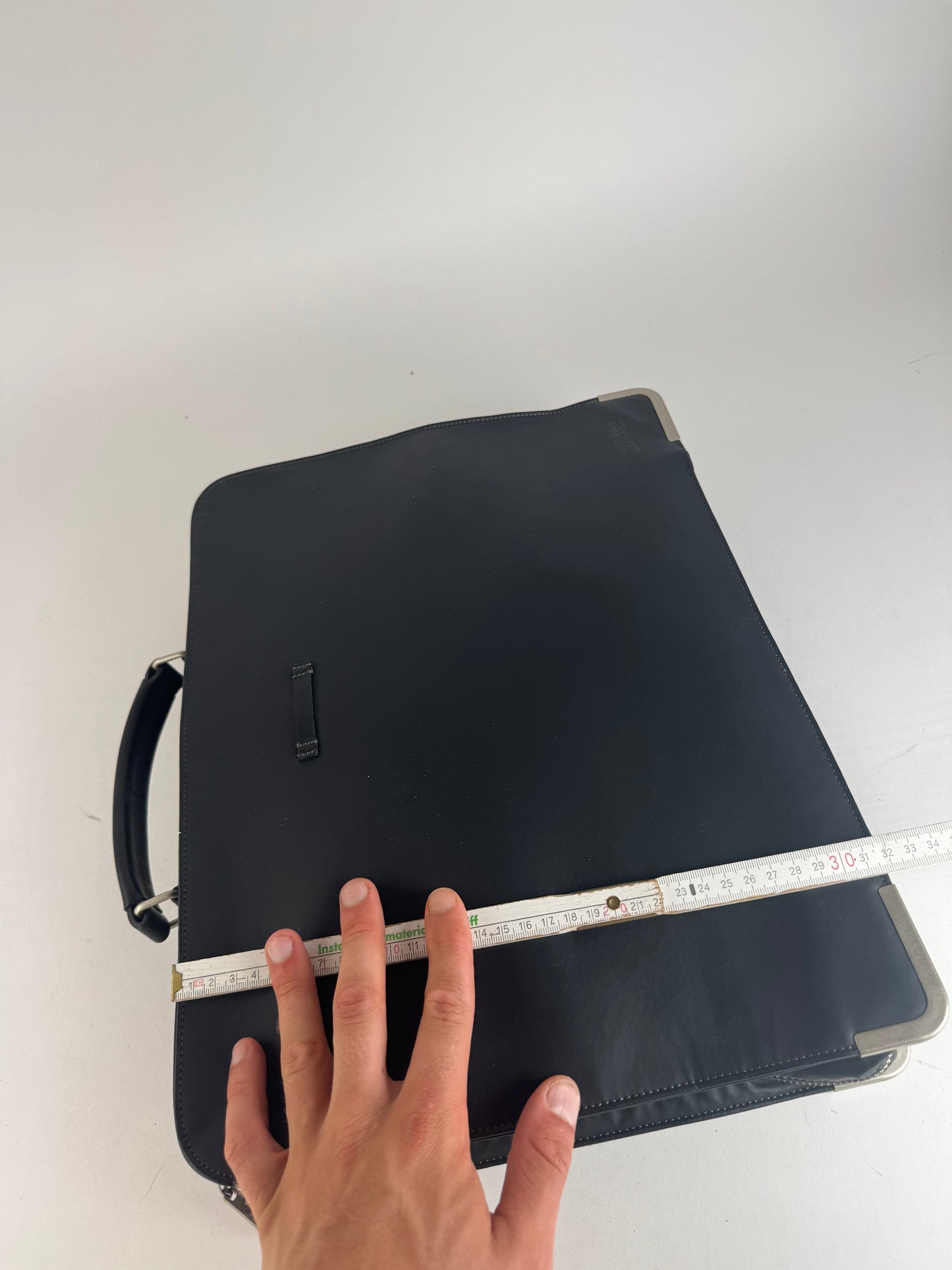 Vintage Jean Paul Gaultier Vegan Leather Travel Bag black