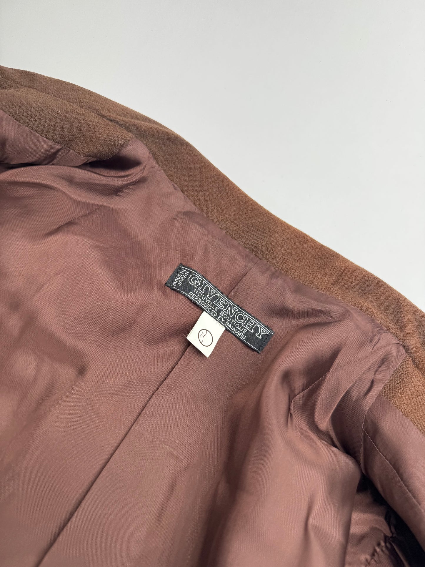 Vintage Givenchy Wool Trenchcoat Brown 38/M