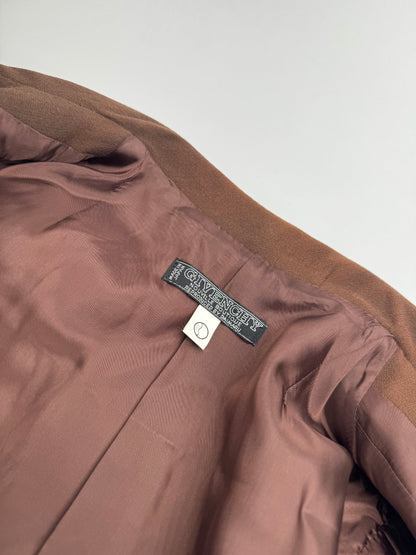 Vintage Givenchy Wool Trenchcoat Brown 38/M