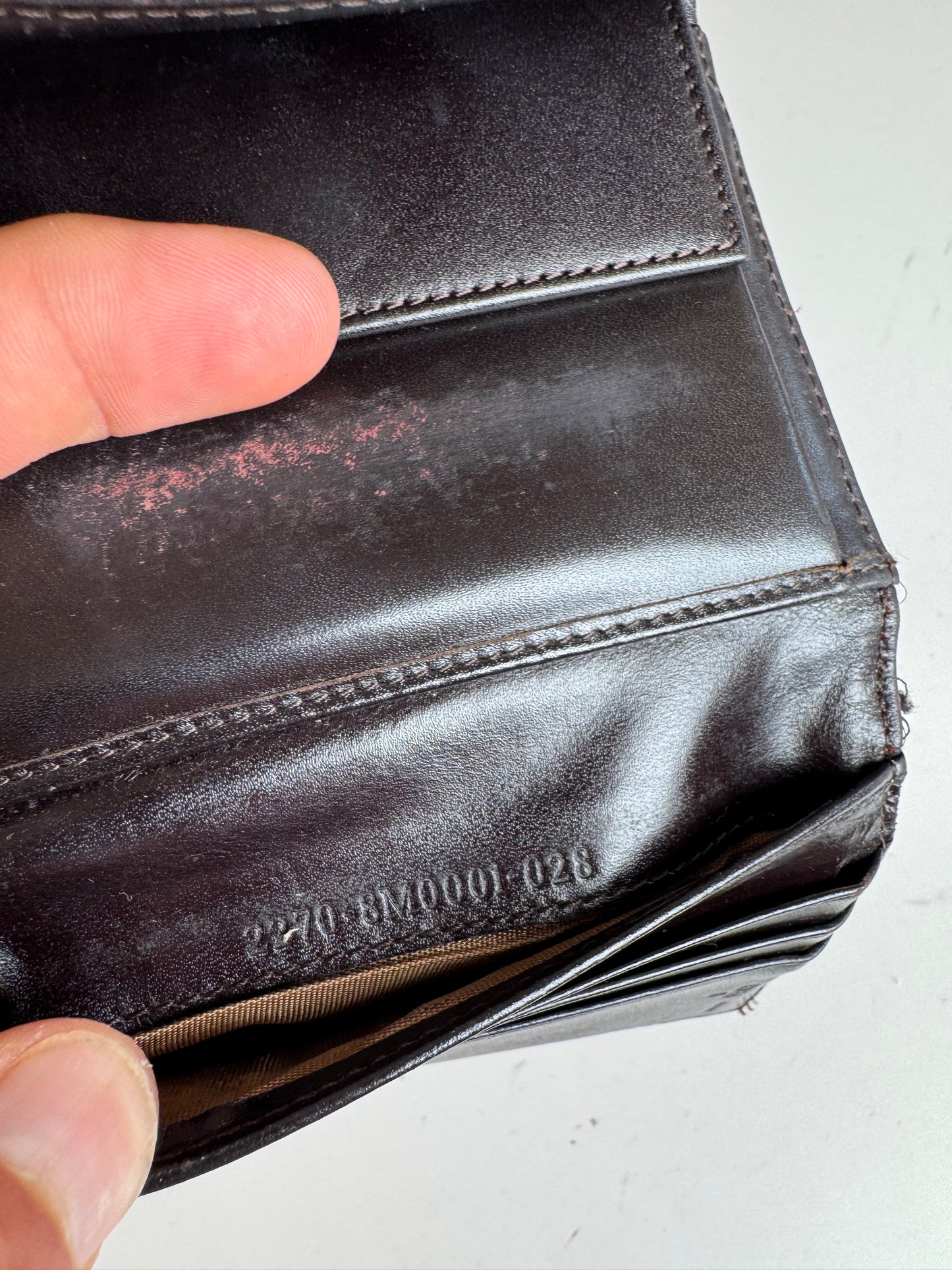 Vintage Fendi FF monogram wallet Brown