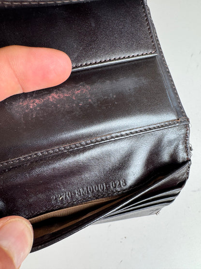 Vintage Fendi FF monogram wallet Brown