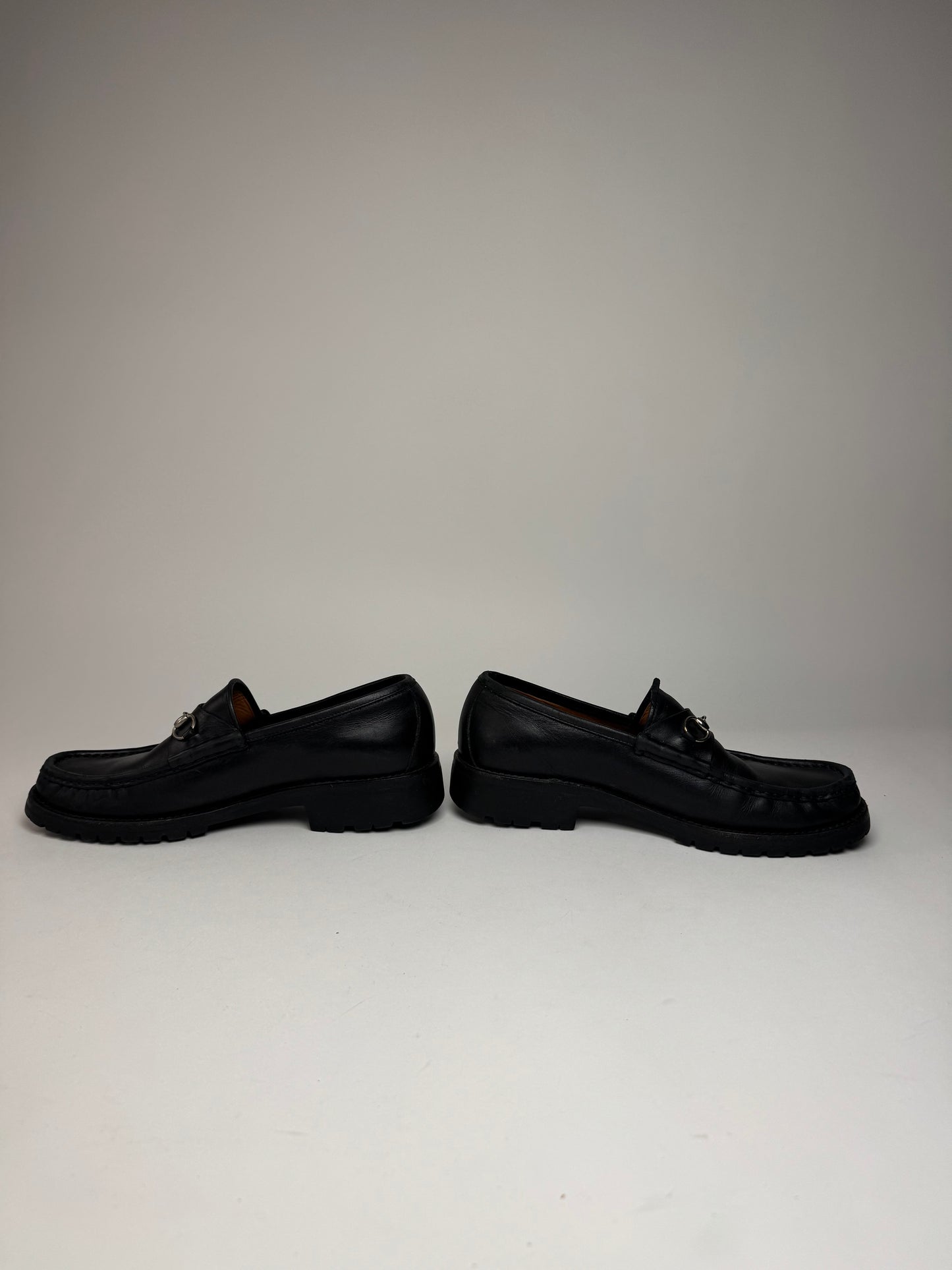 Vintage Gucci Men’s Horsebit Leather Loafer Black 42,5