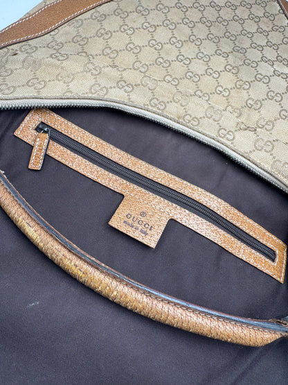 Sac à main Gucci Monogram vintage beige marron